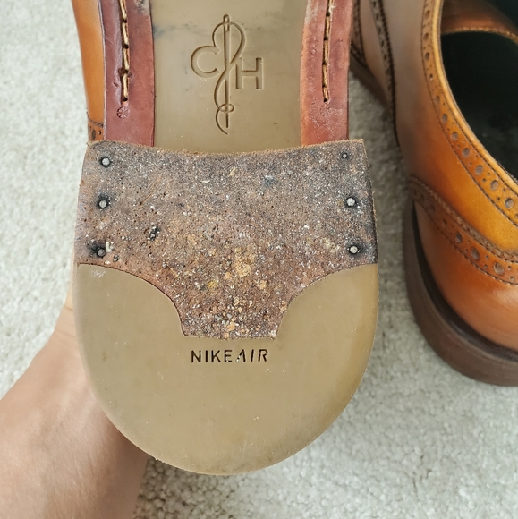 Cole Haan oxford Nike Air brown leather shoes - Picture 10 of 13